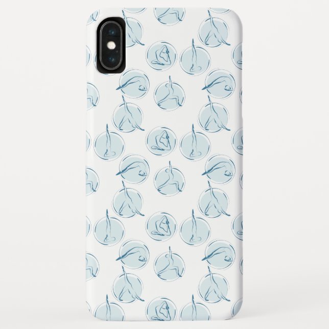 Funda De Case-Mate Para iPhone Patrón de yoga (Reverso)