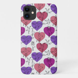 Funda Para iPhone 11 Patrón de yoga Patrón sin fisuras de yoga 4