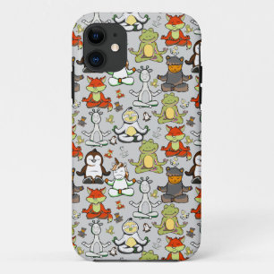 Funda Para iPhone 11 Patrón de yoga   Patrón sin soldadura de yoga 44