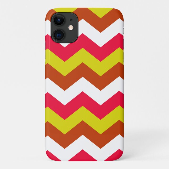 FUNDA DE Case-Mate PARA iPhone PATRÓN DE ZIGZAG. (Reverso)
