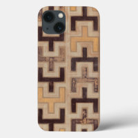 Patrón decorativo de paño de barro africano