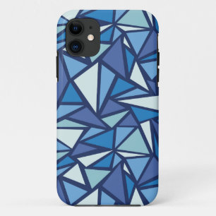 Funda Para iPhone 11 Patrón del crisol de hielo azul abstracto