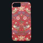 Funda Para iPhone 8/7 Patrón del ladrón de fresas William Morris Vintage<br><div class="desc">Se trata de una impresión digitalmente realzada derivada de un bloque antiguo de 1883 impreso El patrón del ladrón de fresa diseñado por William Morris. William Morris era un poeta, novelista, diseñador textil de la era victoriana y una importante figura del Movimiento Británico de Artes y Artesanías. Sus diseños tenían...</div>