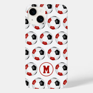 Funda Para iPhone 14 De Case-Mate patrón deportivo de baloncesto negro rojo