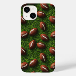 Funda Para iPhone 14 De Case-Mate Patrón deportivo sin foco de fútbol americano