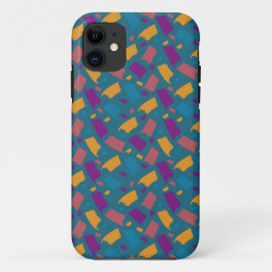 Funda Para iPhone 11 Patrón desigual muy colorido