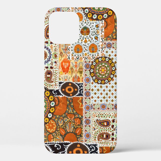 Funda De Case-Mate Para iPhone Patrón digital abstracto y étnico sin igual (Reverso )