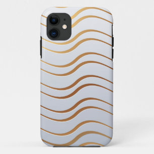 Funda Para iPhone 11 Patrón dorado 3