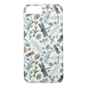 Funda Para iPhone 8/7 Patrón elegante de Dragonflies