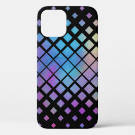 Funda Para iPhone 12 Pro Patrón elegante de mosaicos de diamantes geométric