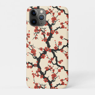 Funda Para iPhone 11 Pro Patrón elegante sin foco de flores de cerezo (1)