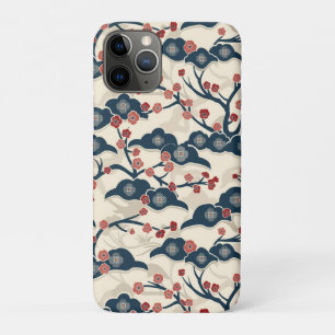 Funda Para iPhone 11 Pro Patrón elegante sin foco de flores de cerezo (2)