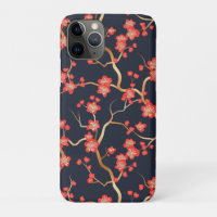 Patrón elegante sin foco de flores de cerezo (3)