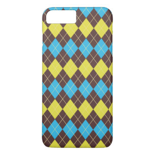 Funda Para iPhone 8 Plus/7 Plus Patrón Escocés de Tartán de los 70