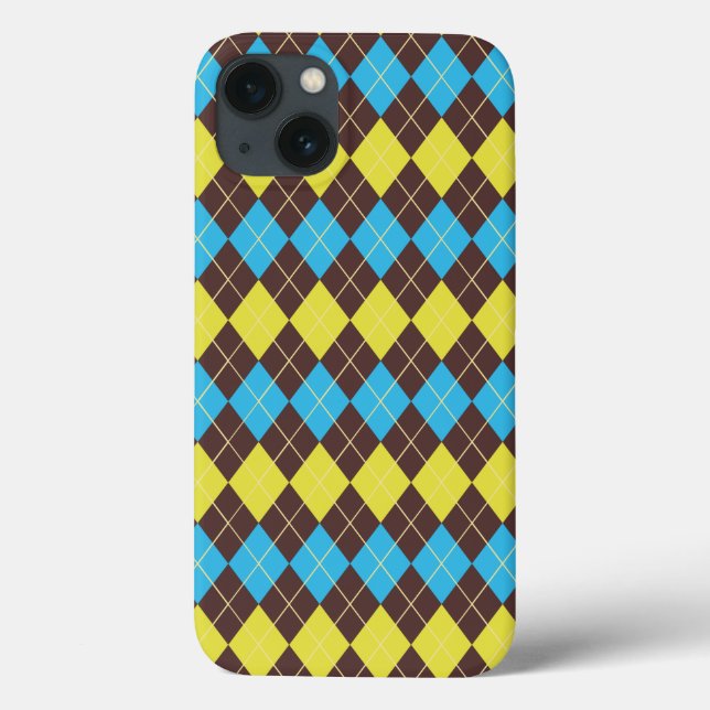 Funda De Case-Mate Para iPhone Patrón Escocés de Tartán de los 70 (Reverso)