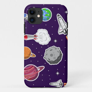 Funda Para iPhone 11 Patrón espacial
