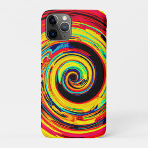 Funda Para iPhone 11 Pro Patrón espiral colorido brillante
