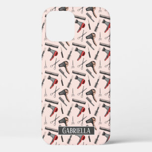 Funda Para iPhone 12 Patrón estilista de pelo personalizado
