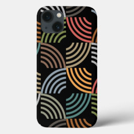 Funda Para iPhone 13 Patrón Estilo Moderno- Vintage Geométrico de moda