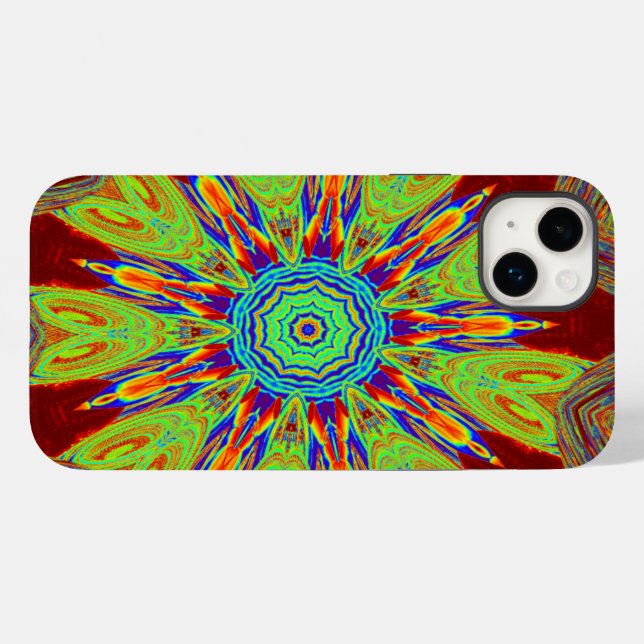 Funda De Case-Mate Para iPhone Patrón étnico asiático-africano (Reverso (Horizontal))