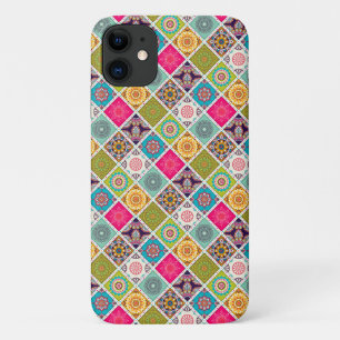 Funda Para iPhone 11 Patrón étnico colorido de mandala marroquí