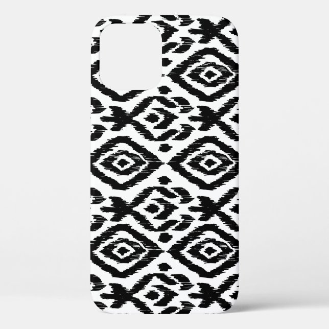 Funda De Case-Mate Para iPhone Patrón étnico de impresión de envoltura, dibujado  (Reverso )