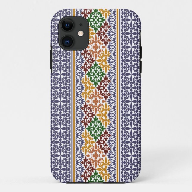 Funda De Case-Mate Para iPhone patrón étnico elegante (Reverso)