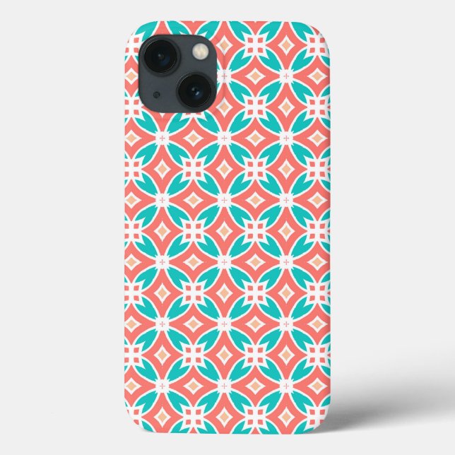 Funda De Case-Mate Para iPhone Patrón étnico multicolor (Reverso)