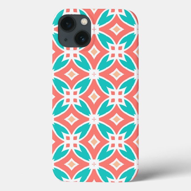 Funda De Case-Mate Para iPhone Patrón étnico multicolor (Reverso)