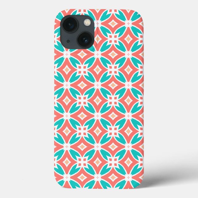 Funda De Case-Mate Para iPhone Patrón étnico multicolor (Reverso)