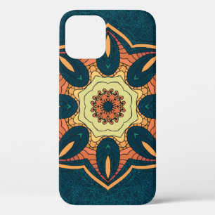 Funda Para iPhone 12 Patrón étnico sin fisuras con mandala. ilustracion