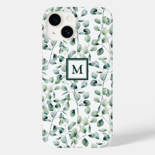 Funda Para iPhone 14 De Case-Mate Patrón Eucalyptus de color de agua