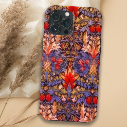 Funda Para iPhone 13 Pro Max Patrón exótico William Morris Snakeshead
