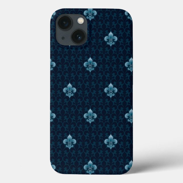 Funda De Case-Mate Para iPhone Patrón Fleur De Lis (Reverso)