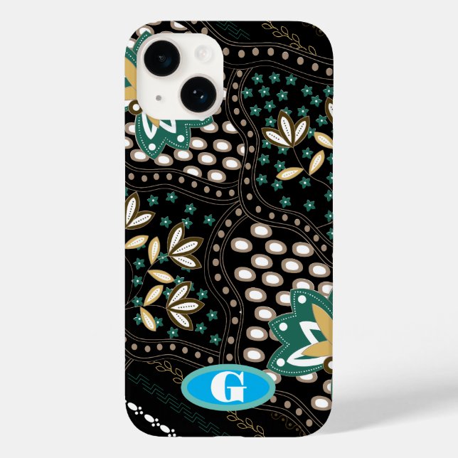 Funda De Case-Mate Para iPhone Patrón floral (Reverso )