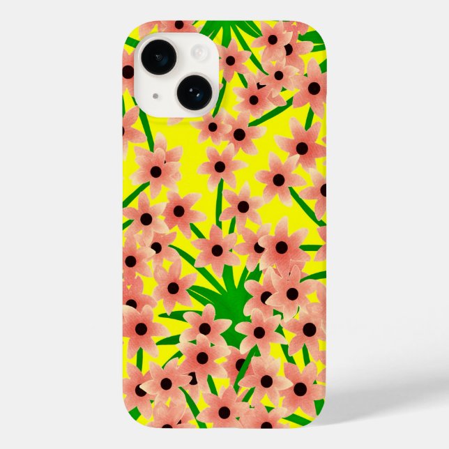 Funda De Case-Mate Para iPhone Patrón floral (Reverso )