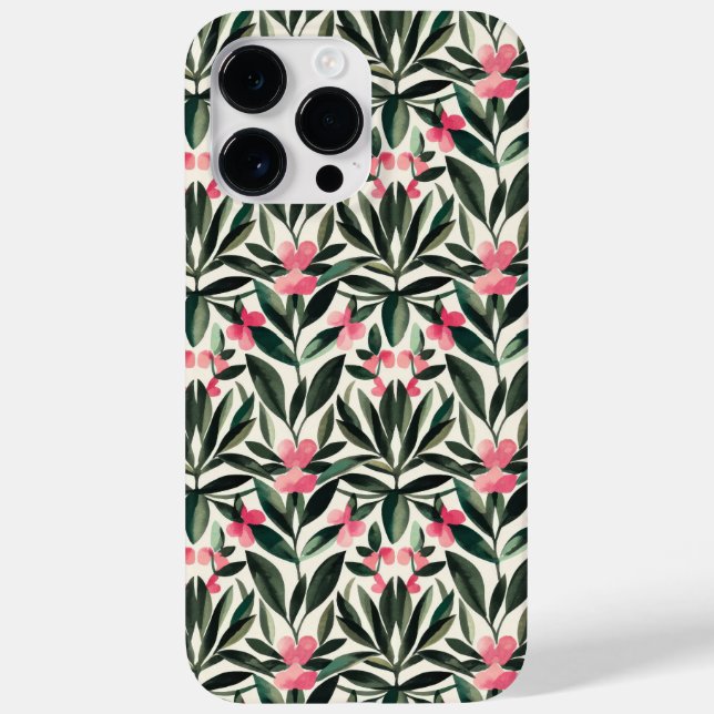 Funda De Case-Mate Para iPhone Patrón floral (Reverso)