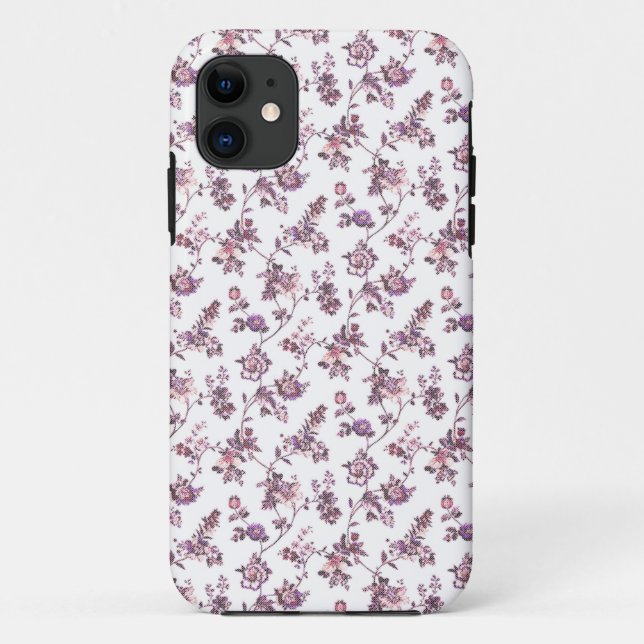 Funda De Case-Mate Para iPhone Patrón floral (Reverso)