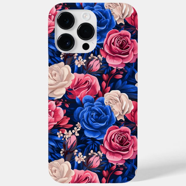 Funda De Case-Mate Para iPhone Patrón floral #11 (Reverso)