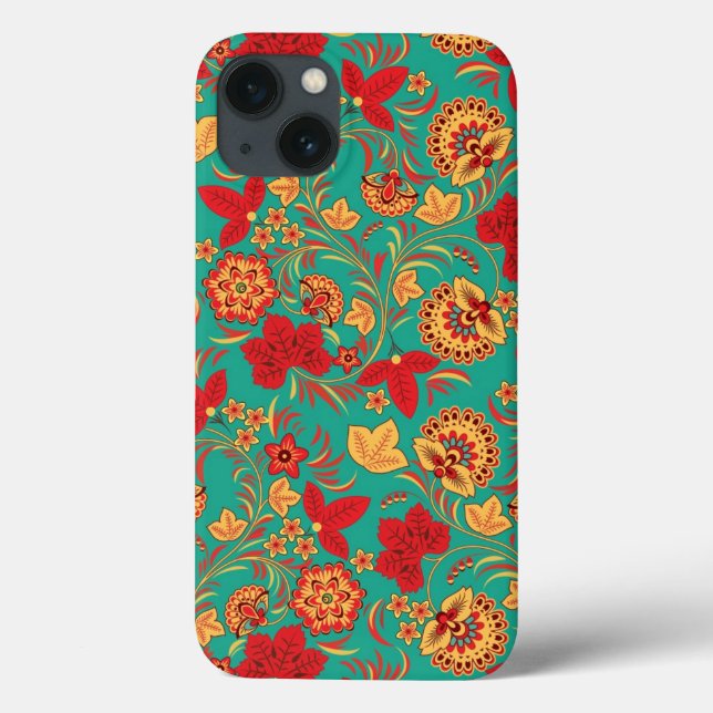 Funda De Case-Mate Para iPhone Patrón floral 2 (Reverso)