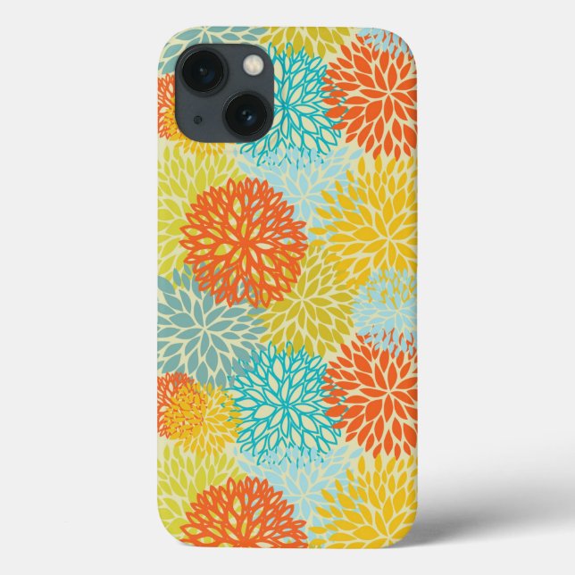 Funda De Case-Mate Para iPhone Patrón floral 3 (Reverso)