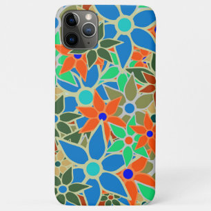 Funda Para iPhone 11 Pro Max Patrón floral abstracto