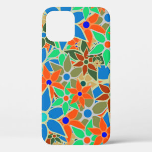 Funda Para iPhone 12 Pro Patrón floral abstracto