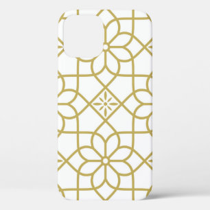Funda Para iPhone 12 Patrón floral abstracto e impecable. Grupo trasero