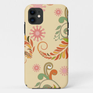 Funda Para iPhone 11 Patrón floral abstracto moderno
