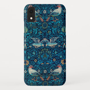 Funda Para iPhone XR Patrón floral Art Nouveau de las aves de William M