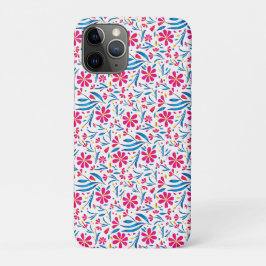 Funda Para iPhone 11 Pro Patrón floral ascendente de color de agua