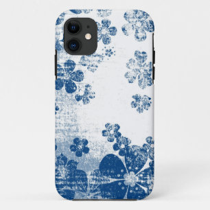 title_seo2 Patrón floral azul retro