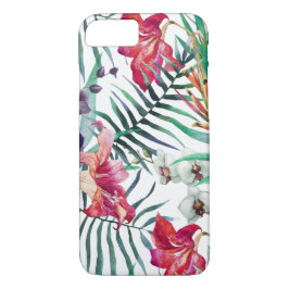 Funda Para iPhone 8/7 Patrón floral colorido de la isla tropical