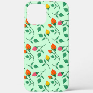 title_seo2 Patrón floral con flores subió de color